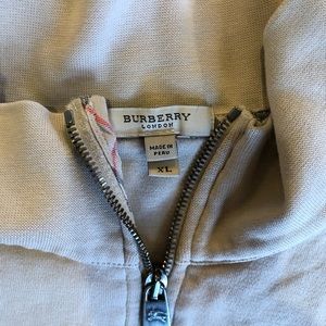 {Burberry} Quarter ZIP Pullover Sweater